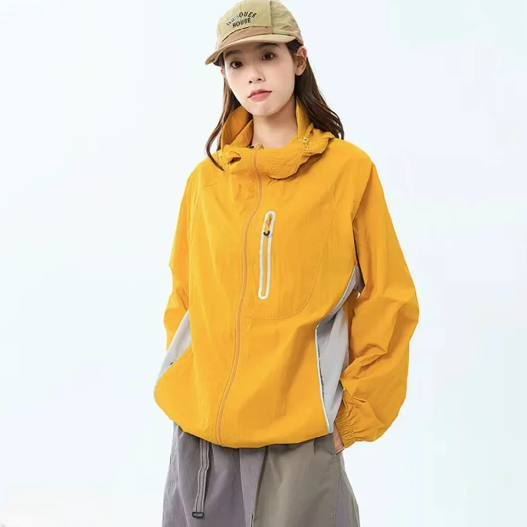 MIN SAN JIN户外UPF50+夏季透气长袖上衣时尚休闲防晒衣HQ-2568SS