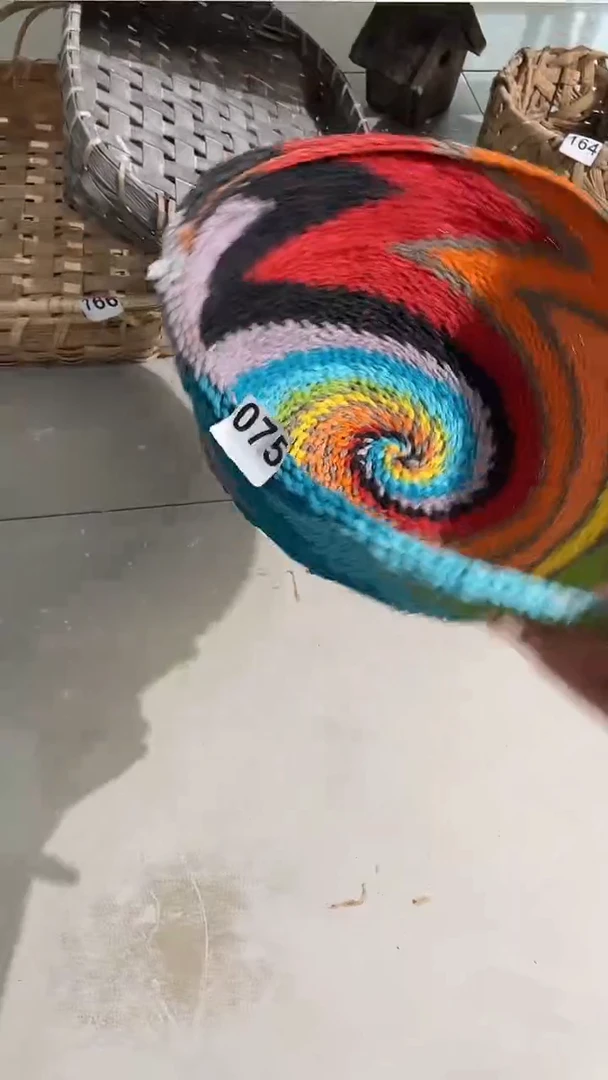 有机玻璃075号中号绳编猫窝