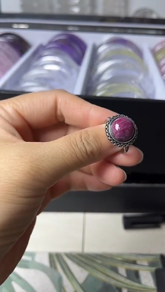 【闪购商品】红宝石戒指合金  50矿坑