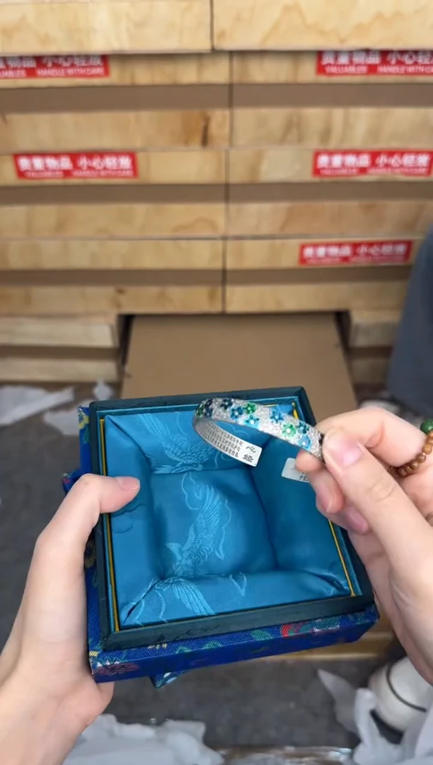 慈木器文玩阁银手镯链接@@SP352