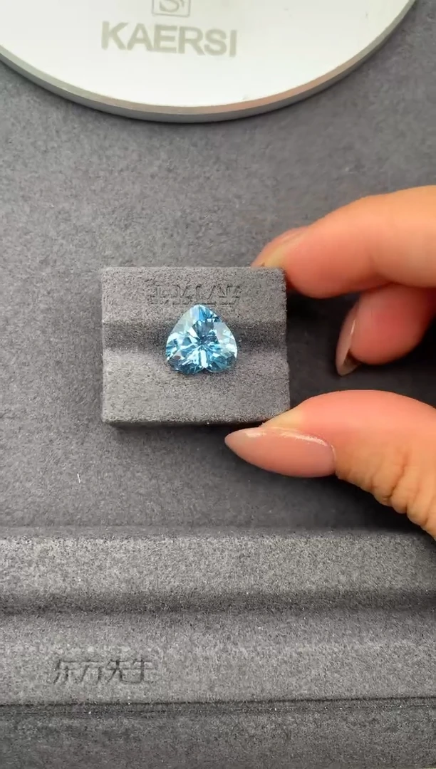 裸石海蓝宝石3.75ct 海蓝宝石 定制  FA