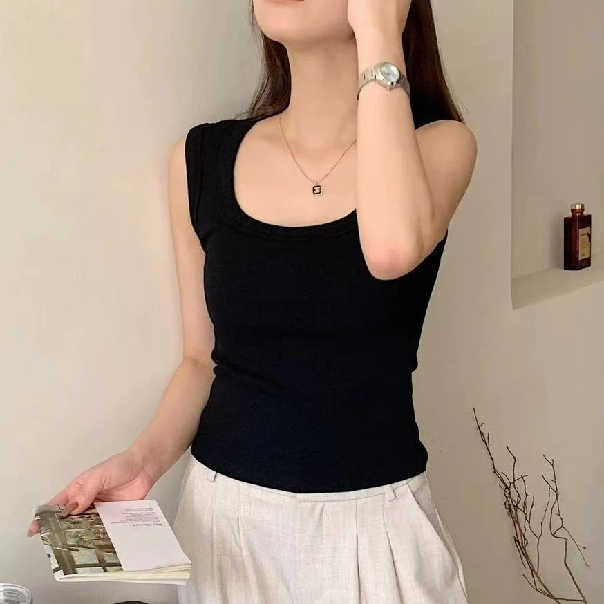 【LING CHUN】 一体杯背心 打底免穿Bra 内搭背心