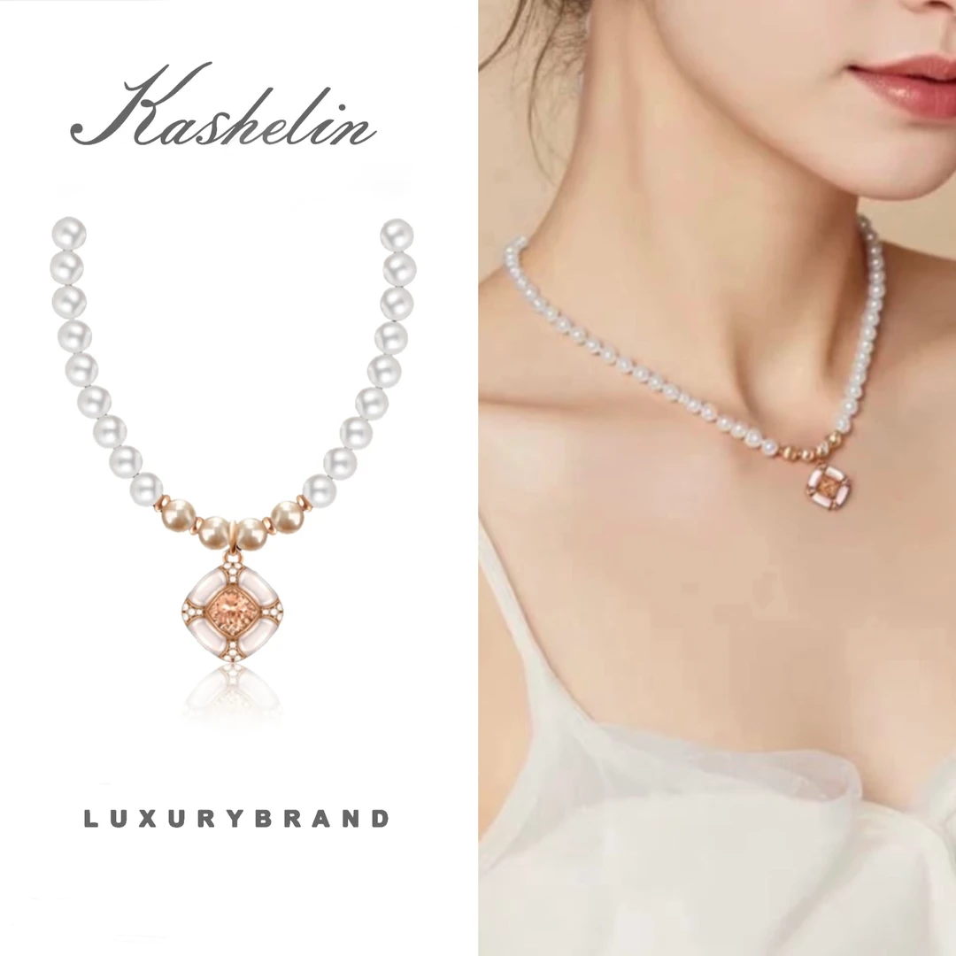 KS 英【约瑟芬白露】L设计师款项链~8892