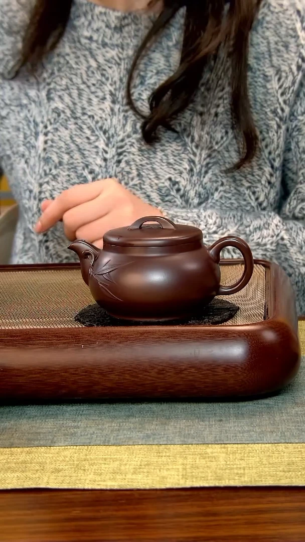 【闪购商品】紫砂茶壶11徐记福康 百年紫砂