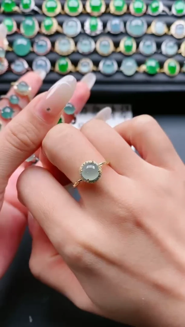 【闪购商品】翡翠戒指银S925镶嵌11111111