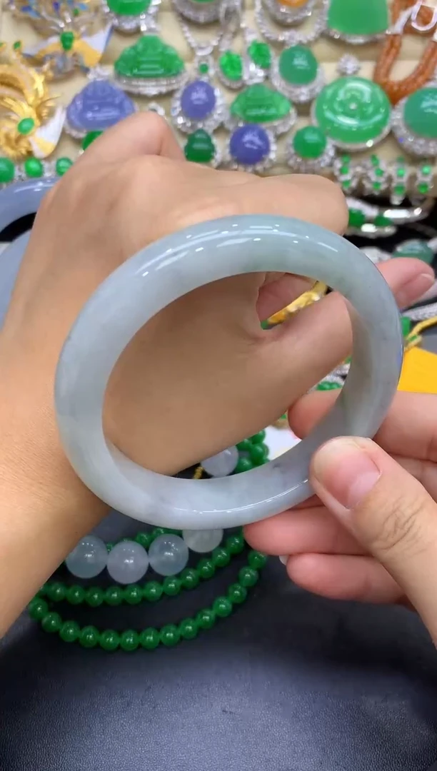 未镶嵌手镯翡翠215-中国好珍宝