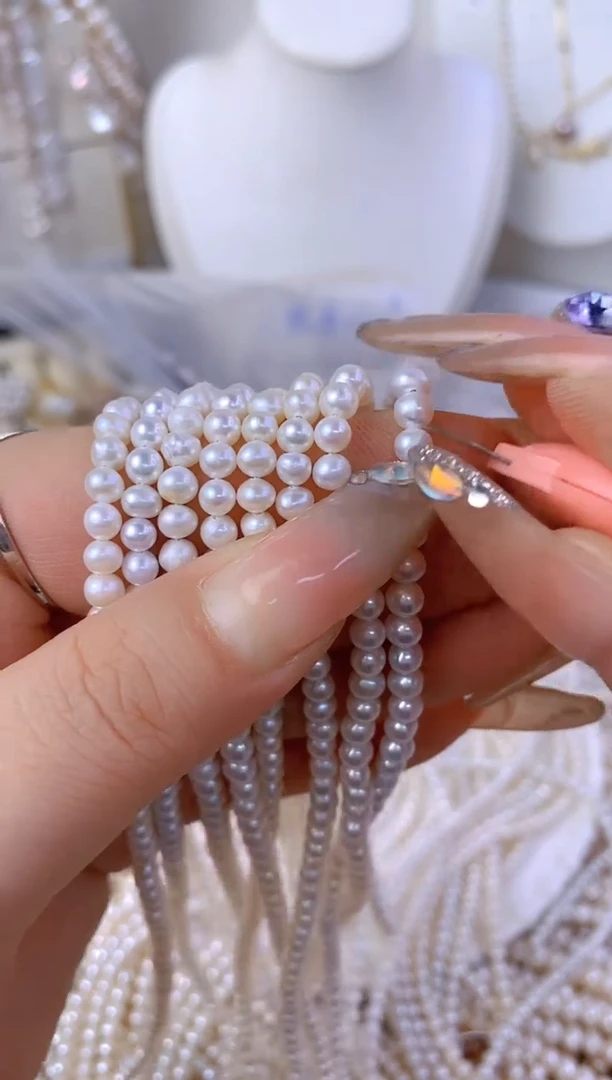 淡水珍珠未镶嵌颈饰Y38