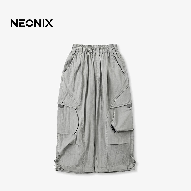 NEONIX【载物】夏季新款儿童个体大口袋工装裤休闲中大童裤子NSK005