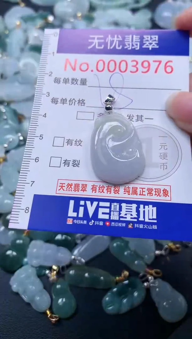 颈饰未镶嵌翡翠3976