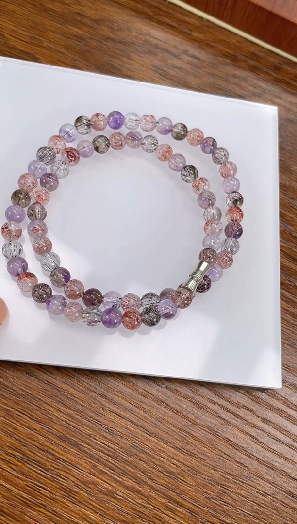 【闪购商品】水晶手链未镶嵌超七多圈手串