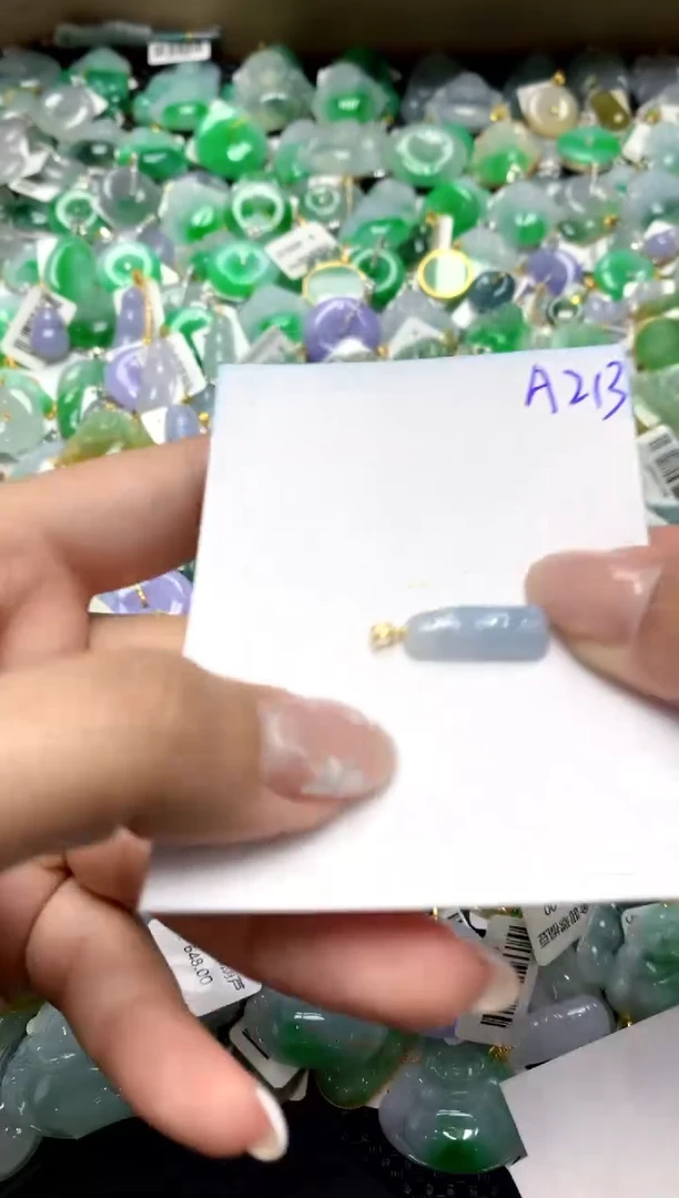 【闪购商品】翡翠颈饰18K金镶嵌111111111111111111