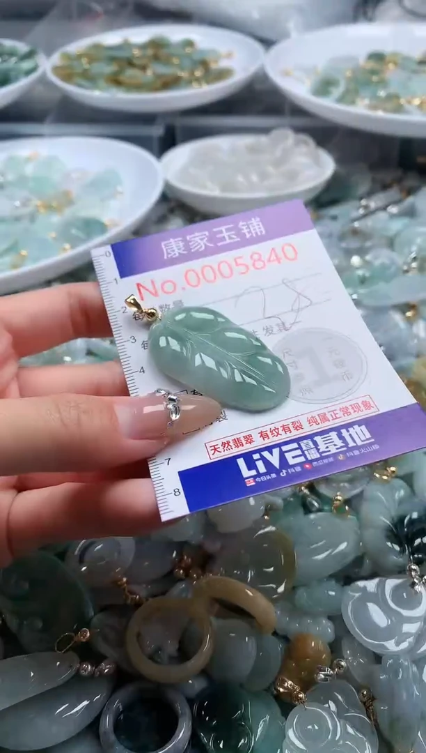 翡翠未镶嵌吊坠(不含链)5840