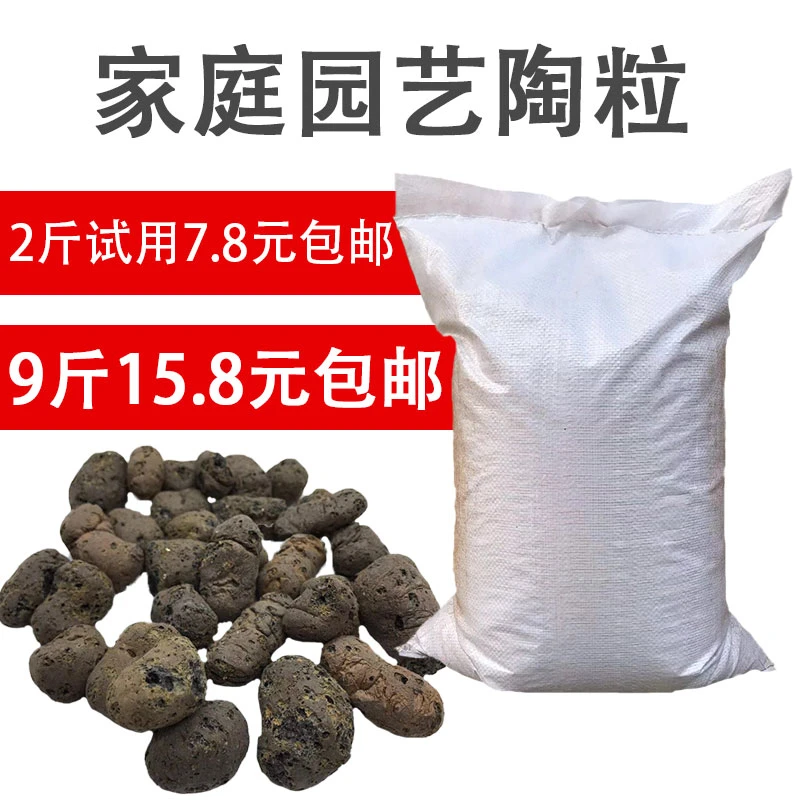 陶粒球 多肉陶粒 园艺植物铺面垫底水培栽培土种植土营养土包邮
