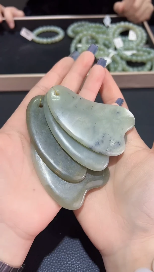 【闪购商品】和田玉刮痧板未镶嵌且末料刮痧板多样性发其一