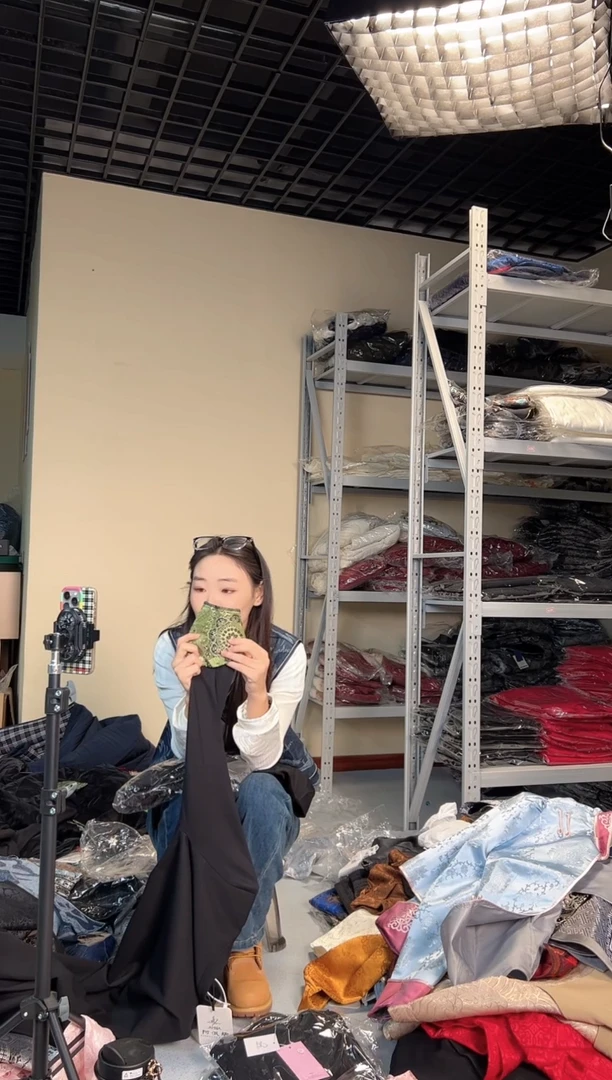 绿色袖口打底裙xl码