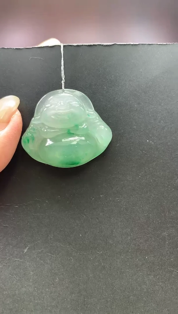 颈饰未镶嵌石英质玉佛公