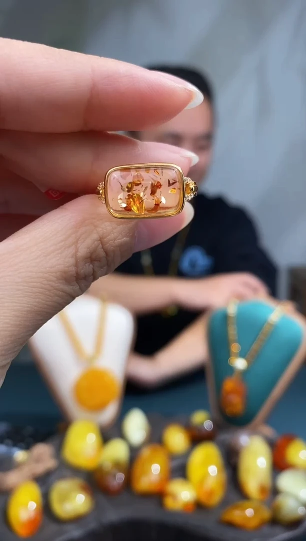 裸石琥珀未镶嵌 全国 包邮