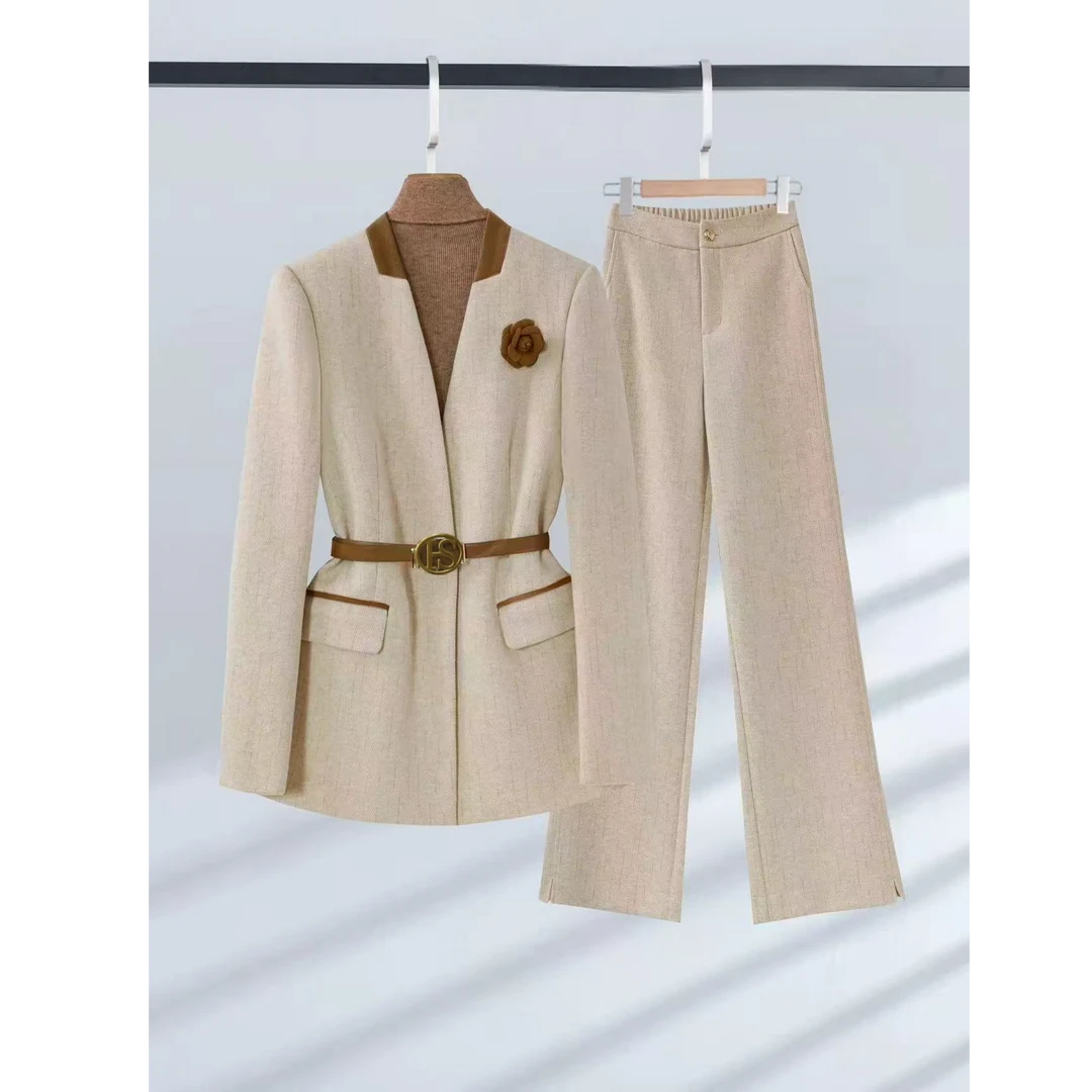 〈纪朵研〉1512气质小香风优雅气质风百搭时尚套装