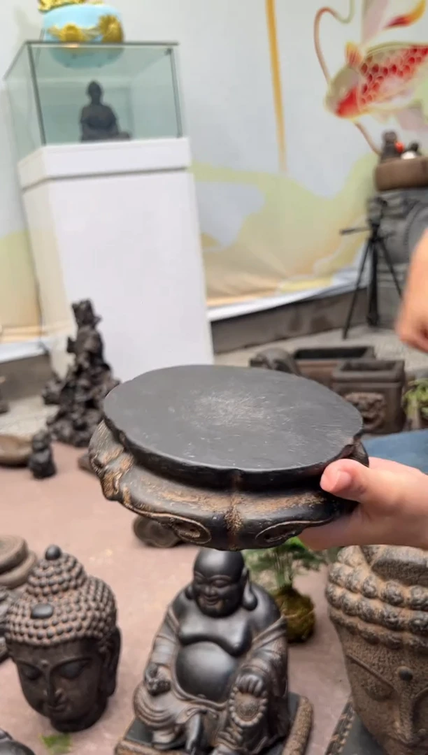 陶土【火山泥】金箍坛底座