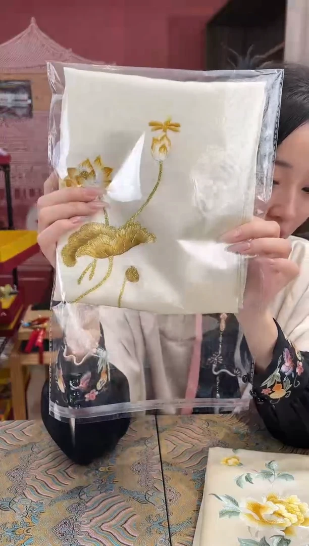 【闪购商品】刺绣 苏绣100桑蚕丝大披肩