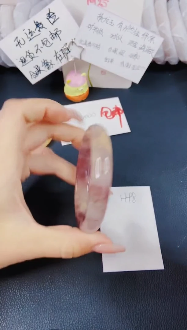 【闪购商品】石英质玉手镯未镶嵌H99-61/62