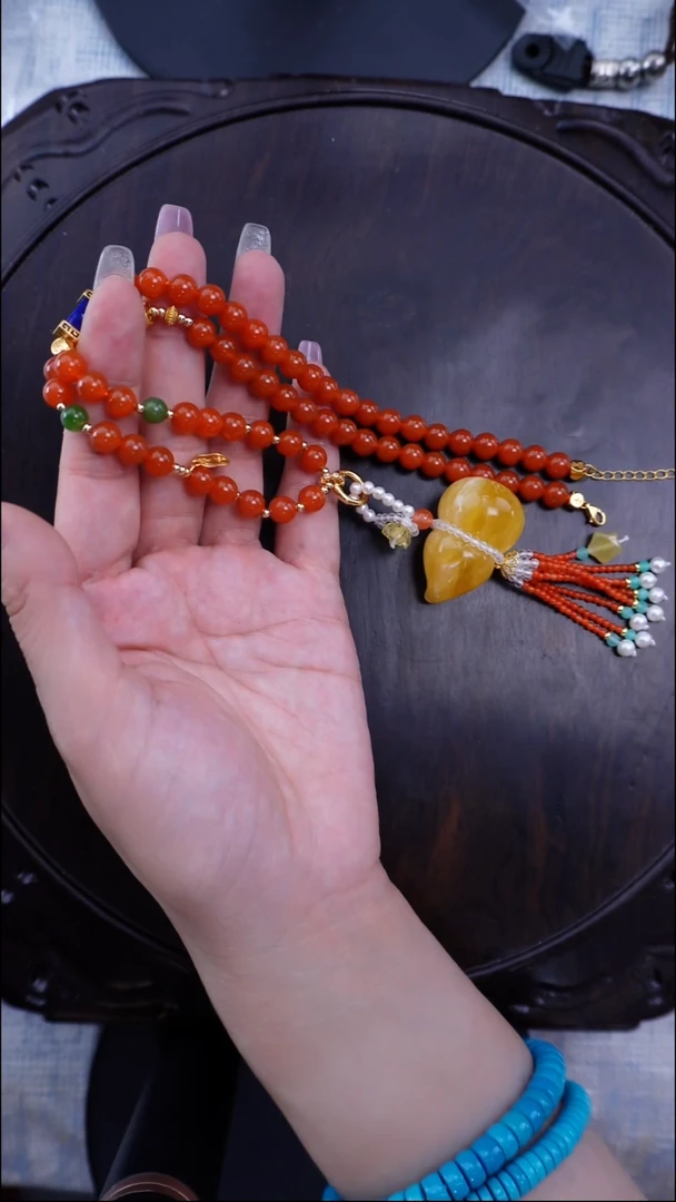 琥珀颈饰未镶嵌多样性发货一一一