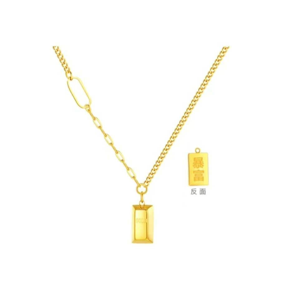 钛钢项链 梵雅熙X  暴富  项链