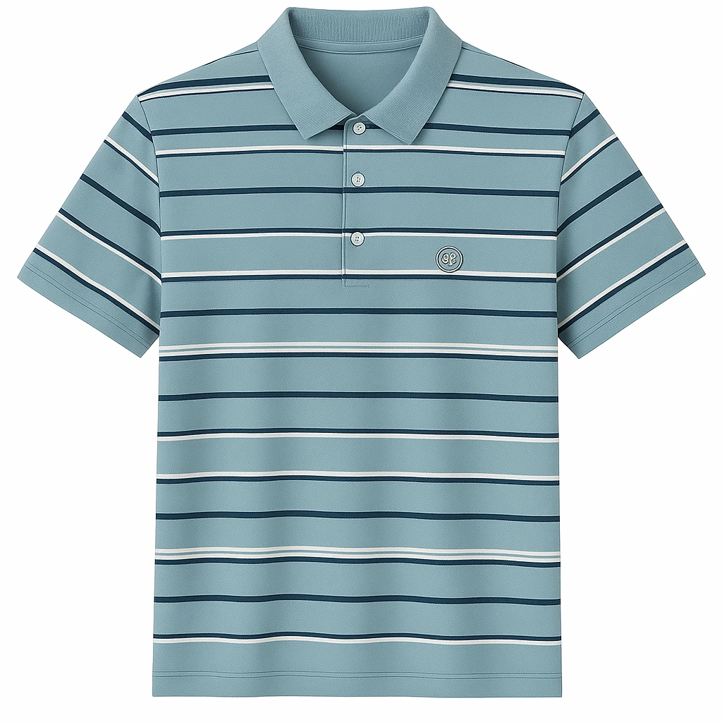 高级得体休闲时尚商务精英复古绅士POLO短袖衫675