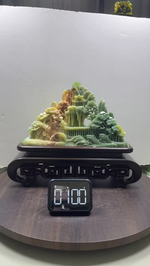 玉百*山水家居摆件