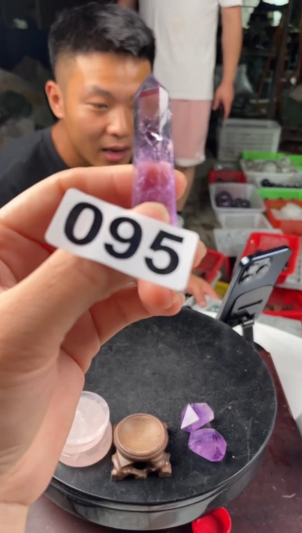 未镶嵌发晶大型摆件（非配饰）紫水晶柱子095