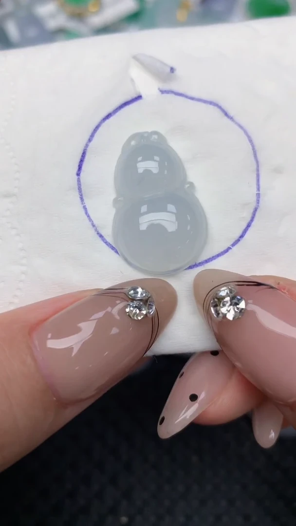 颈饰未镶嵌翡翠天然缅甸翡翠a货百元以上9元证书费自理