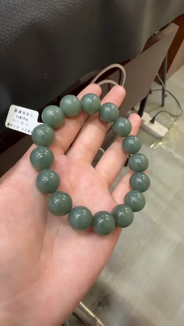 未镶嵌手串和田玉且末蓝手串（产地直发）