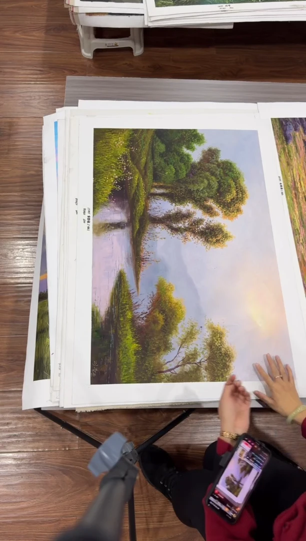 油画【65号】朝鲜原创纯手绘孤品油画