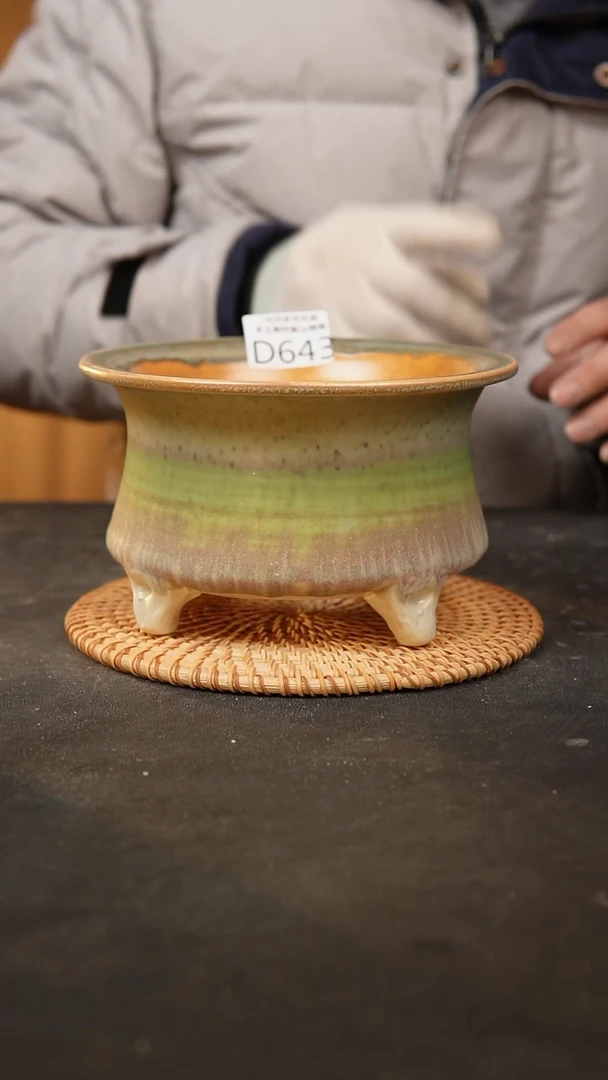 【闪购商品】瓷片643泥泥手工花盆