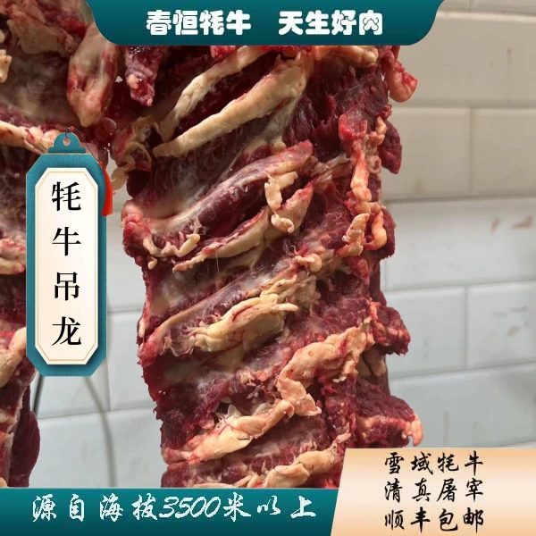 【牦牛吊龙】肥4斤有 牦牛毛 涮炒炖 青藏高原牦牛肉