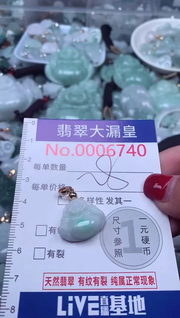 颈饰未镶嵌翡翠6740