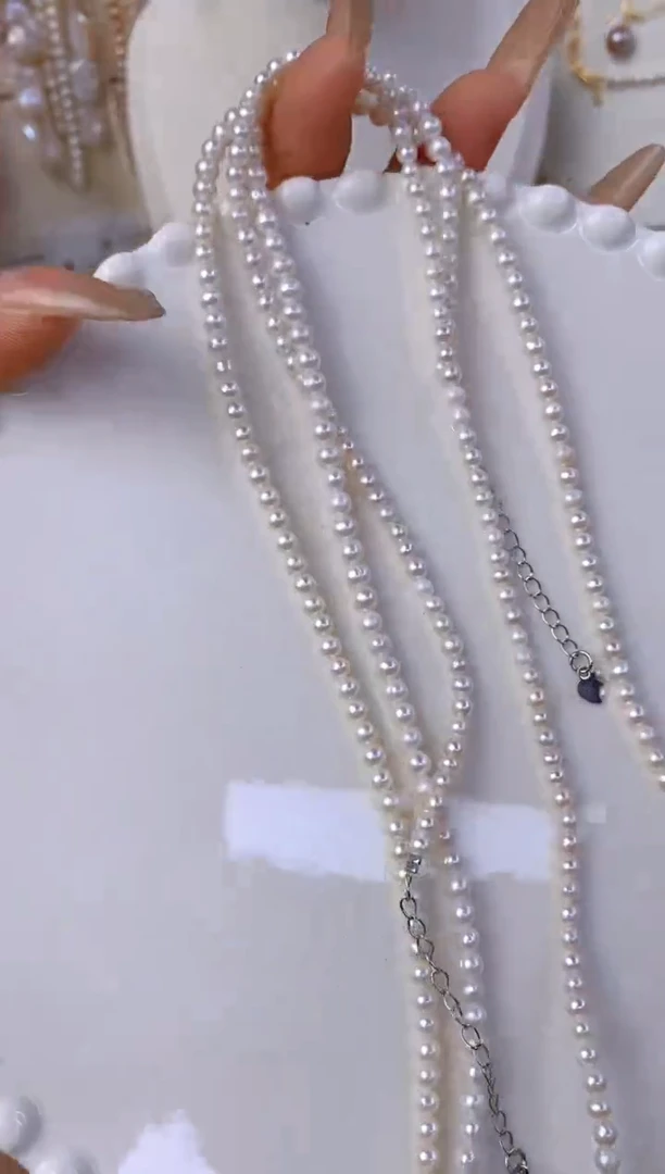 淡水珍珠未镶嵌颈饰X76