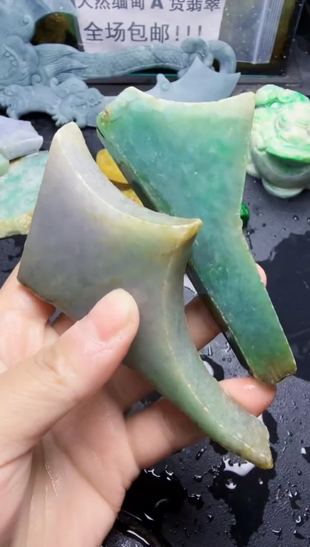 未镶嵌挂件翡翠天然翡翠033