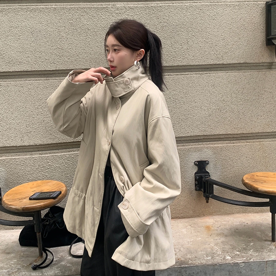 邹雪糕EROii【25流行趋势CityWarm】可收腰/廓形收腰羽绒皮衣外套