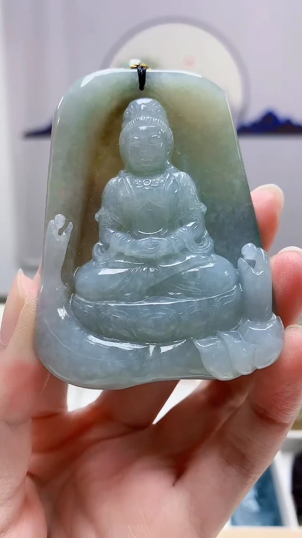 未镶嵌定制翡翠4917zm-毛货挂件41人物