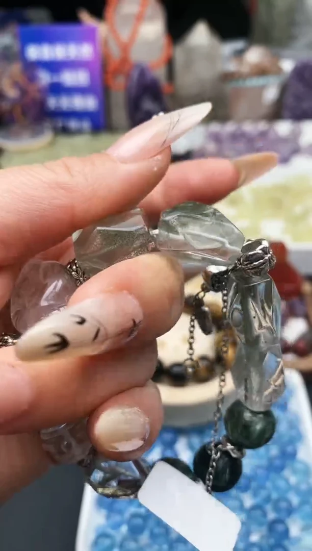 【闪购商品】水晶颈饰未镶嵌129a多样性发其一/1.25/1个