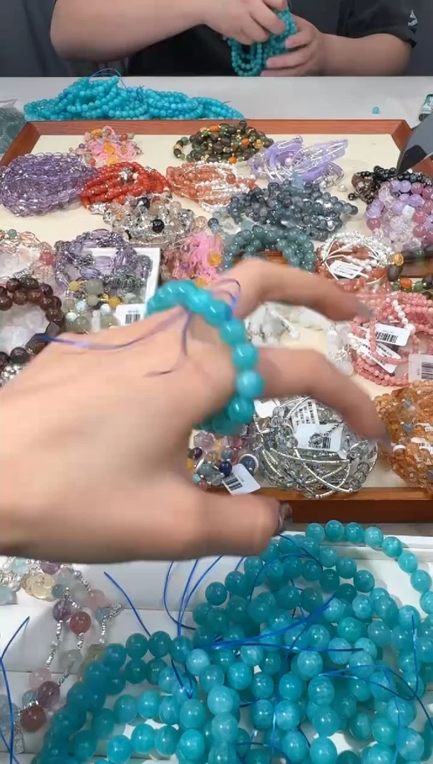【闪购商品】水晶手链未镶嵌F029天河石素圈