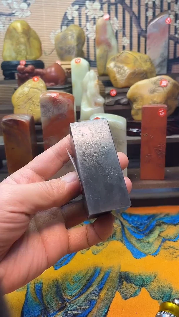 寿山石印石片*居寿山石田料溪蛋