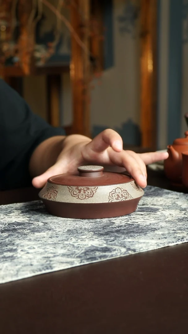 茶杯紫砂37号宜兴紫砂原矿作品茶叶罐