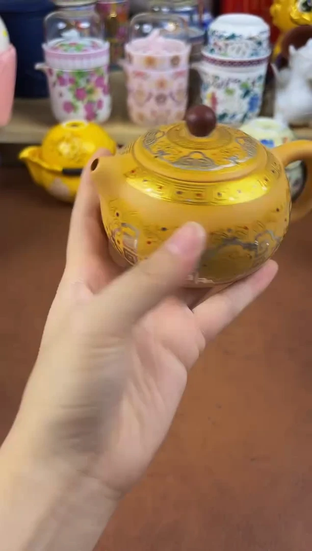 陶瓷茶具摆件旅行套组