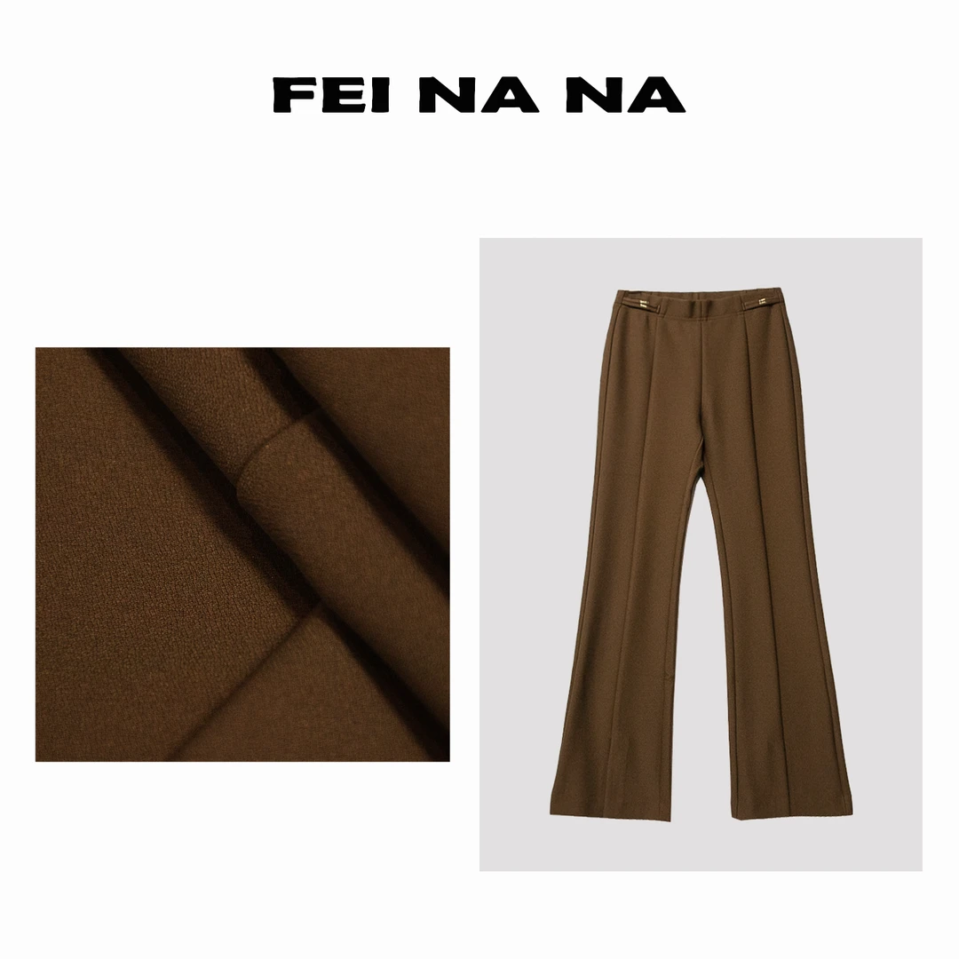 【feinana显瘦神裤】2025春夏新款时尚设计通勤超显瘦微喇裤022605