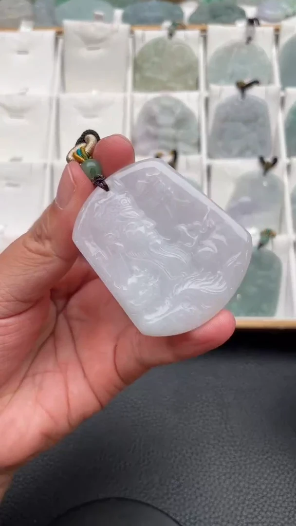 颈饰未镶嵌翡翠天然缅甸翡翠A货391