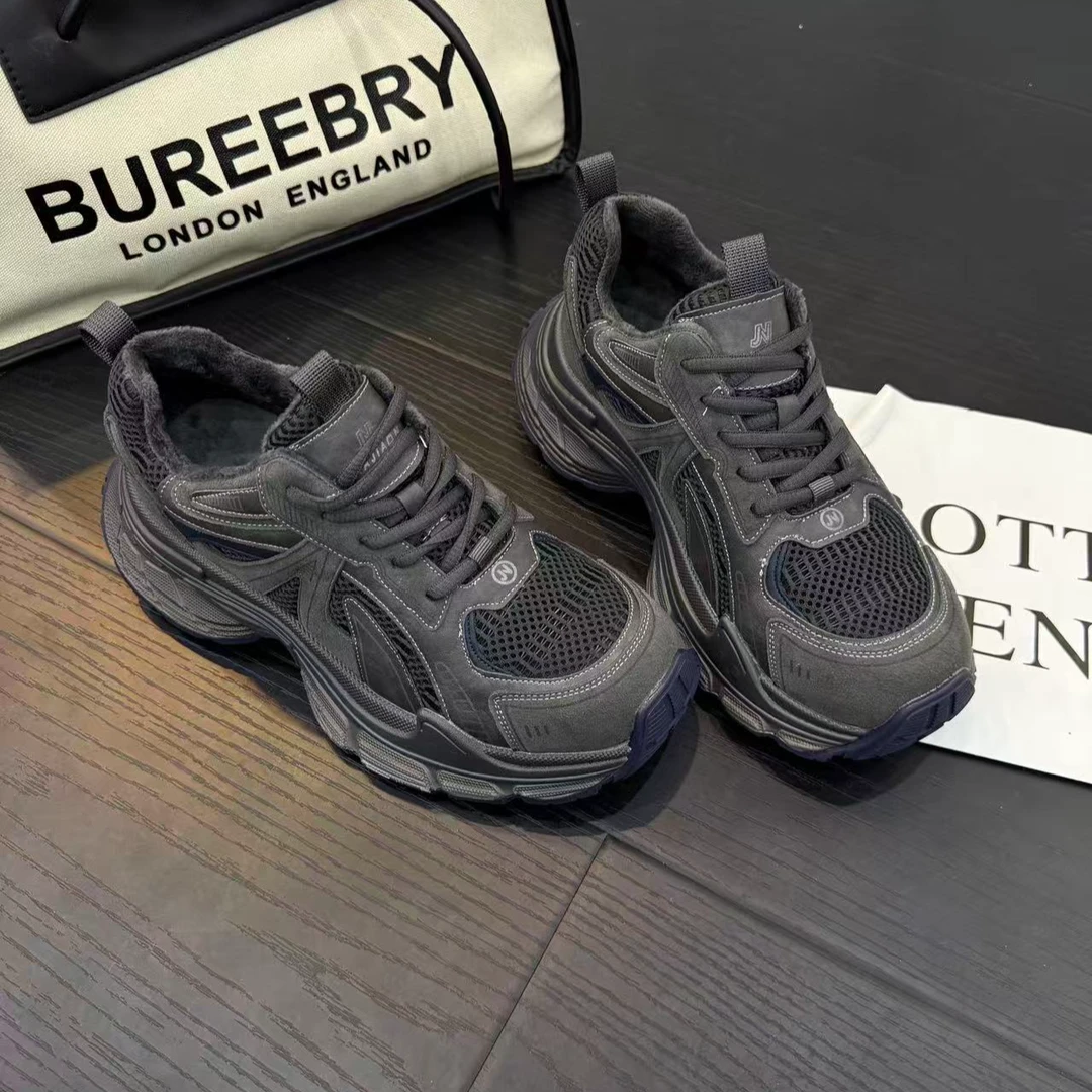 98103大金大码女鞋40-42百搭休闲保暖老爹鞋