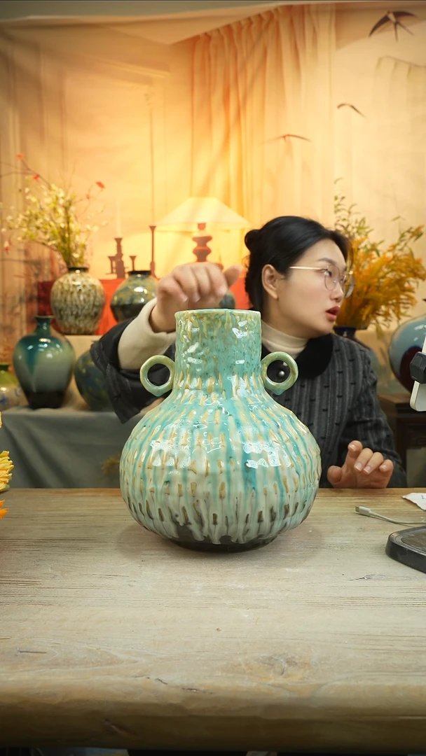 高29口10陶瓷花瓶花器