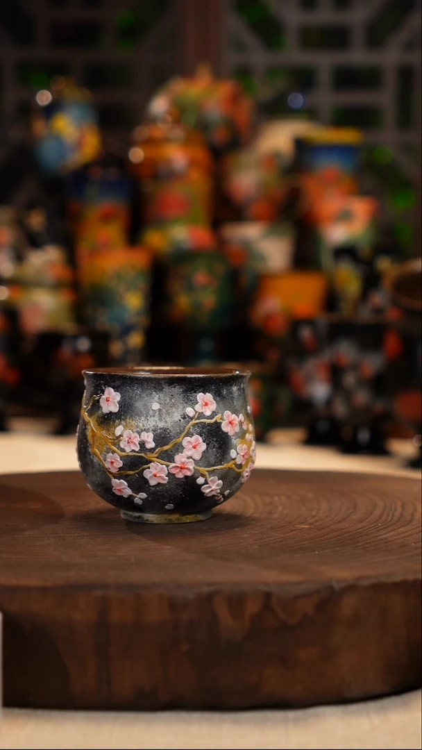 油画    釉下彩   杯子